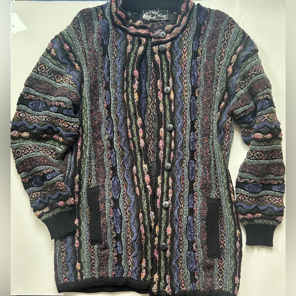 Oskar Haug Oversized vintage cardigan